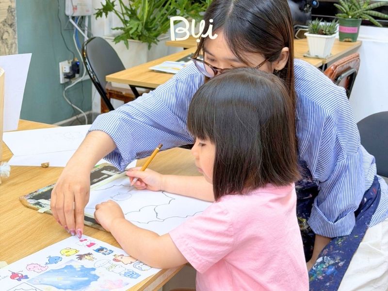 Thông tin lớp dạy vẽ cho bé Quận Hai Bà Trưng