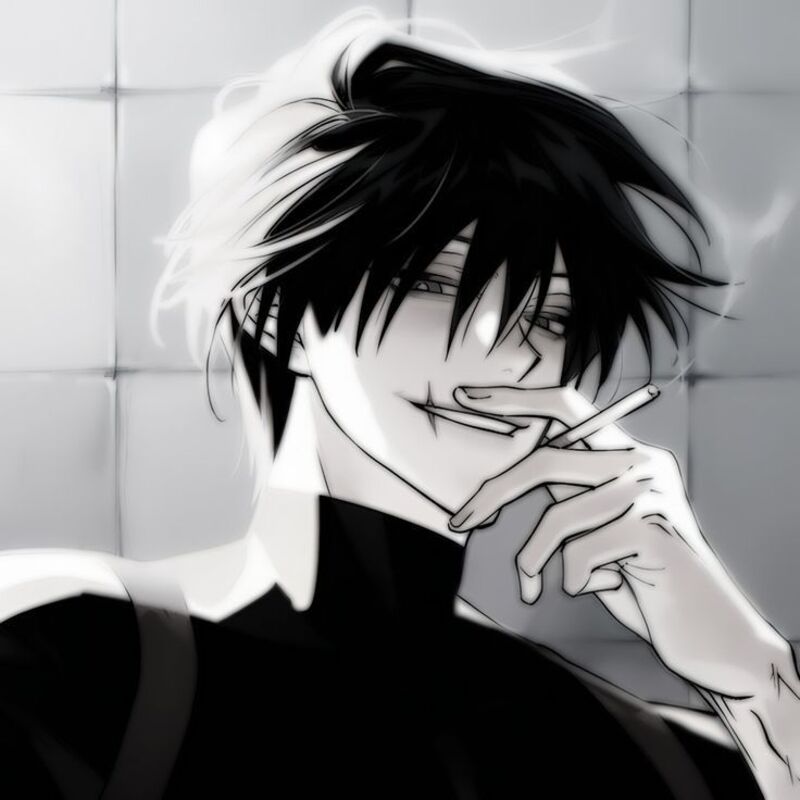 Ảnh anime trắng đen ngầu