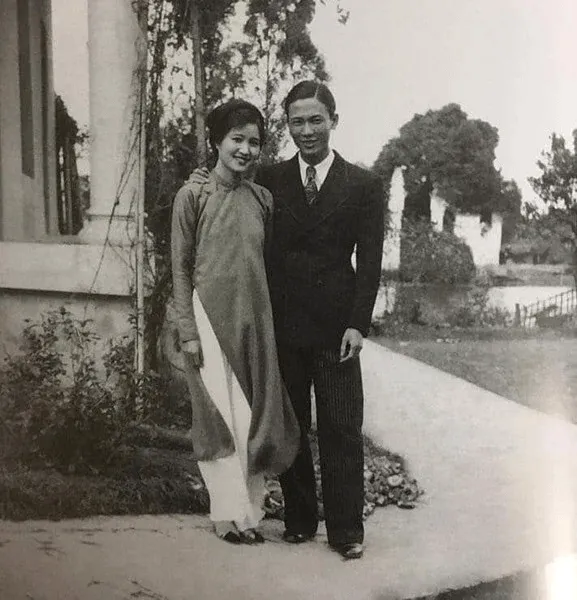 Bà Lê Thị Lựu cùng chồng tại Bắc Ninh, ảnh năm 1935