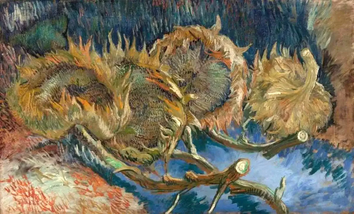 Bốn bông hướng dương tách hạt - Paris, 1887 Bốn bông hướng dương tách hạt - Paris, 1887