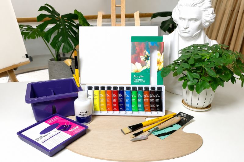 Dụng cụ vẽ tranh Acrylic