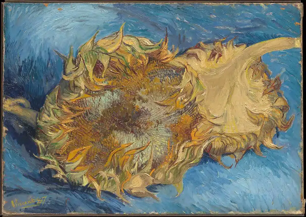 Hai bông hướng dương được cắt - Paris, 1887 Hai bông hướng dương được cắt - Paris, 1887