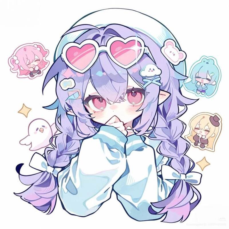 Ảnh Anime nữ chibi cute đáng yêu