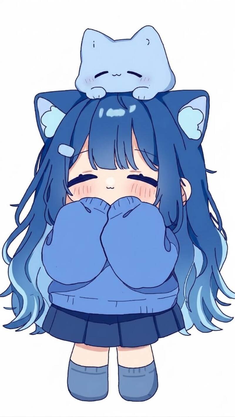 Ảnh Anime nữ chibi cute đáng yêu