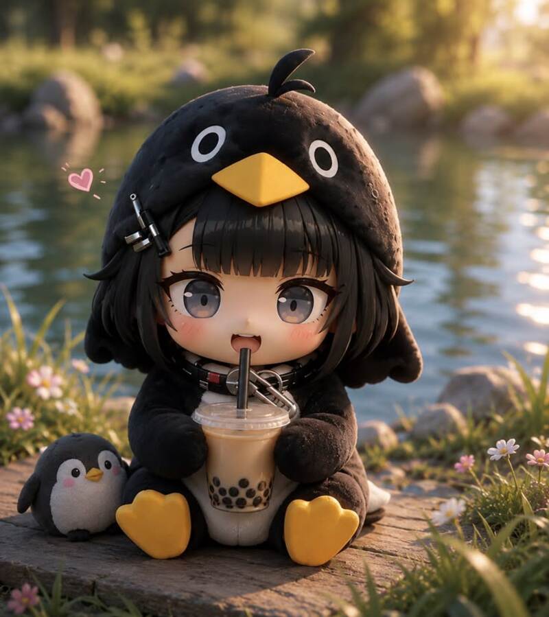 Ảnh Anime nữ chibi cute đáng yêu