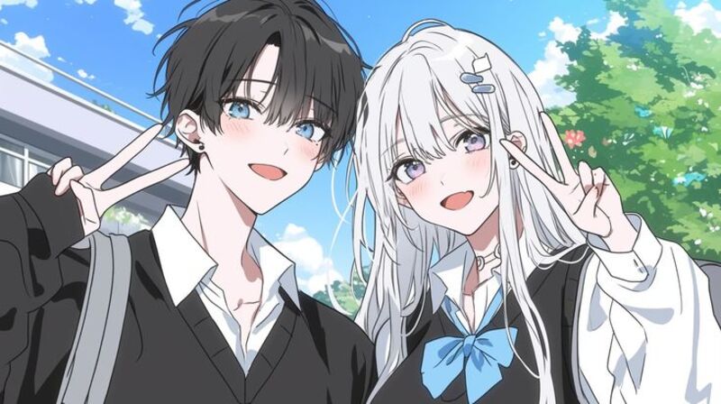 Hình ảnh anime cặp đôi yêu nhau