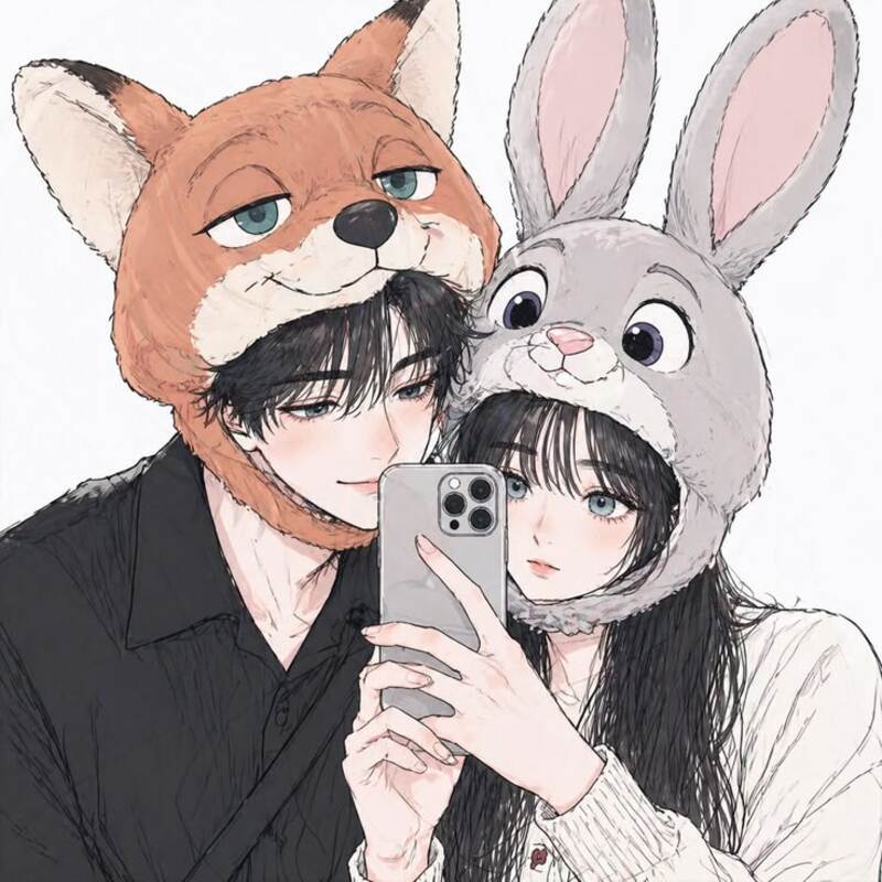 Hình ảnh anime cặp đôi yêu nhau