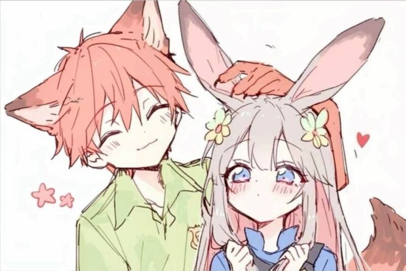 Hình ảnh anime cặp đôi yêu nhau