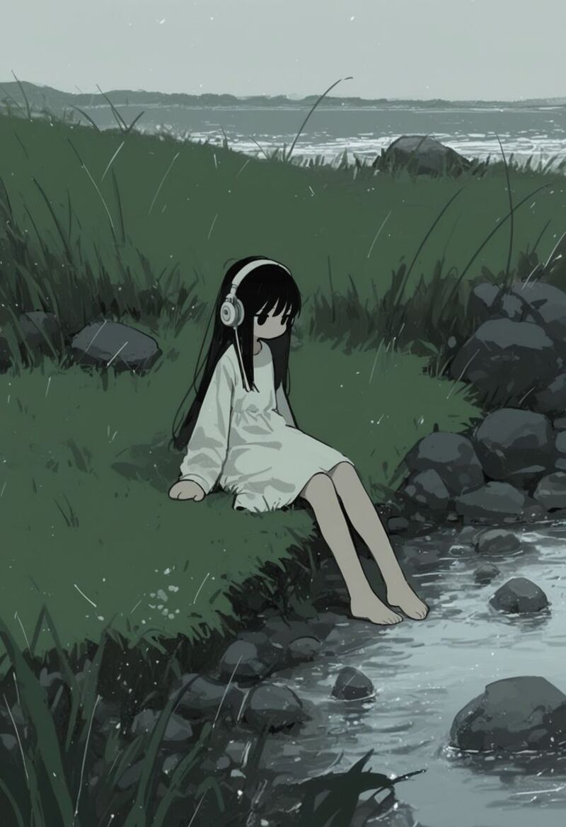 Ảnh Anime nữ buồn, đầy tâm trạng