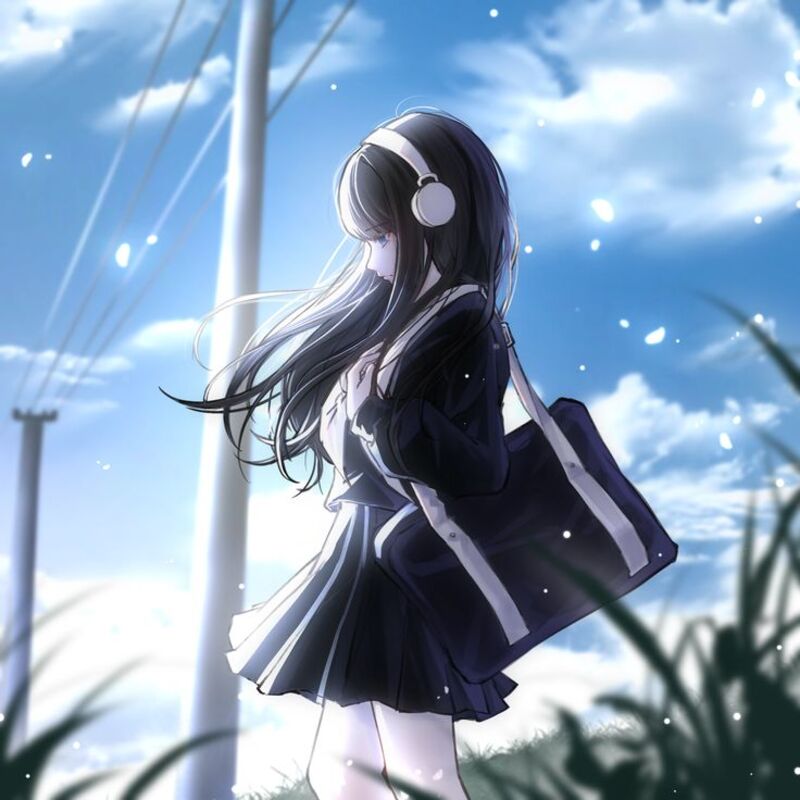 Ảnh Anime nữ buồn, đầy tâm trạng