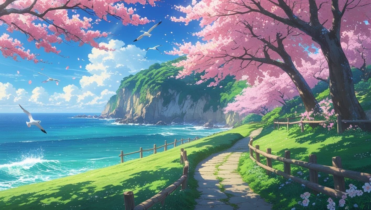 Hình ảnh anime phong cảnh đẹp
