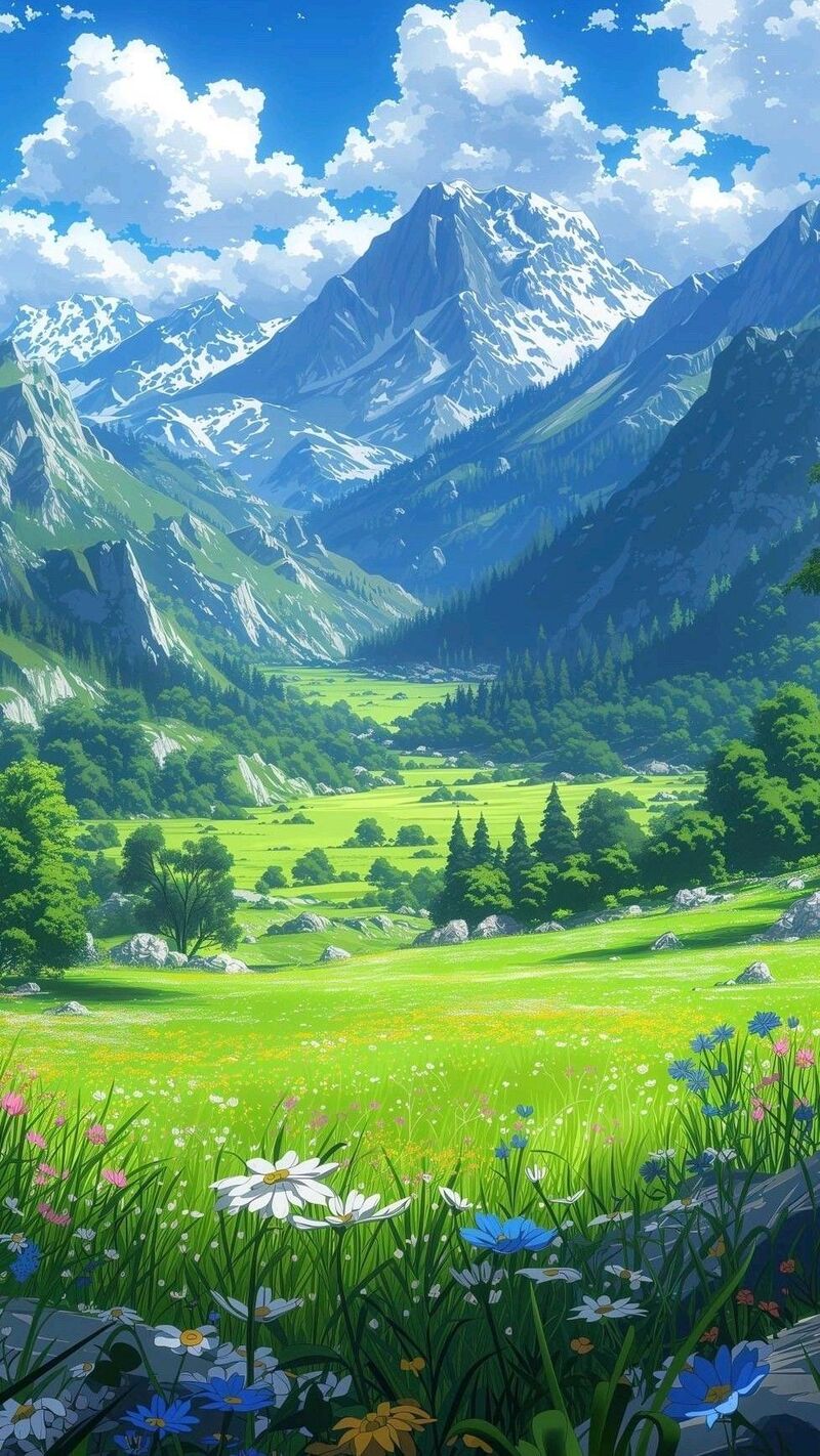 Hình ảnh anime phong cảnh đẹp