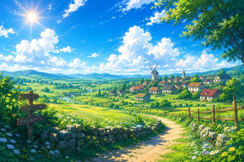 Hình ảnh anime phong cảnh đẹp