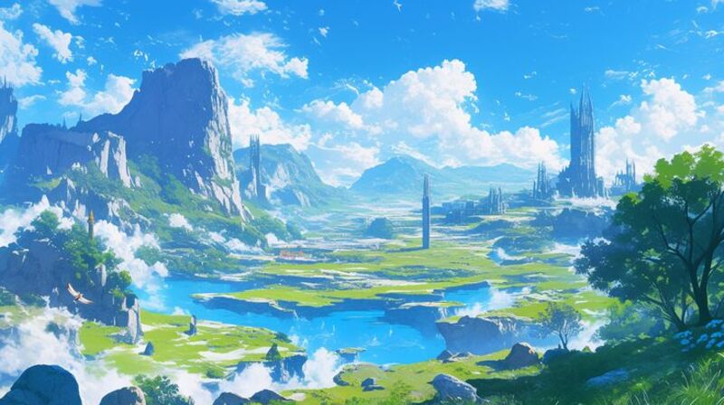 Hình ảnh anime phong cảnh đẹp