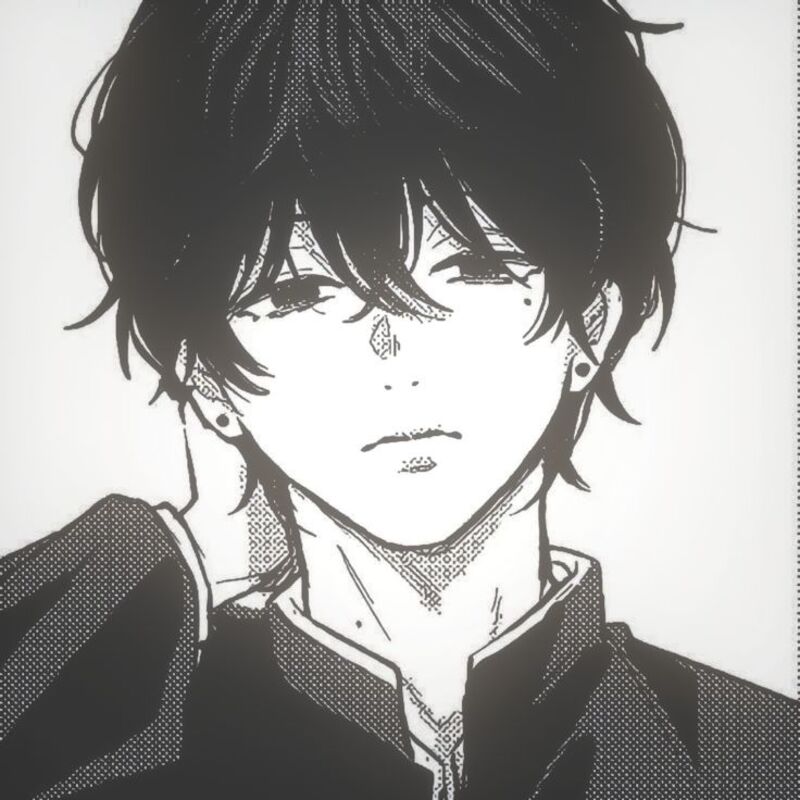 Ảnh Anime nam trắng đen nghệ thuật