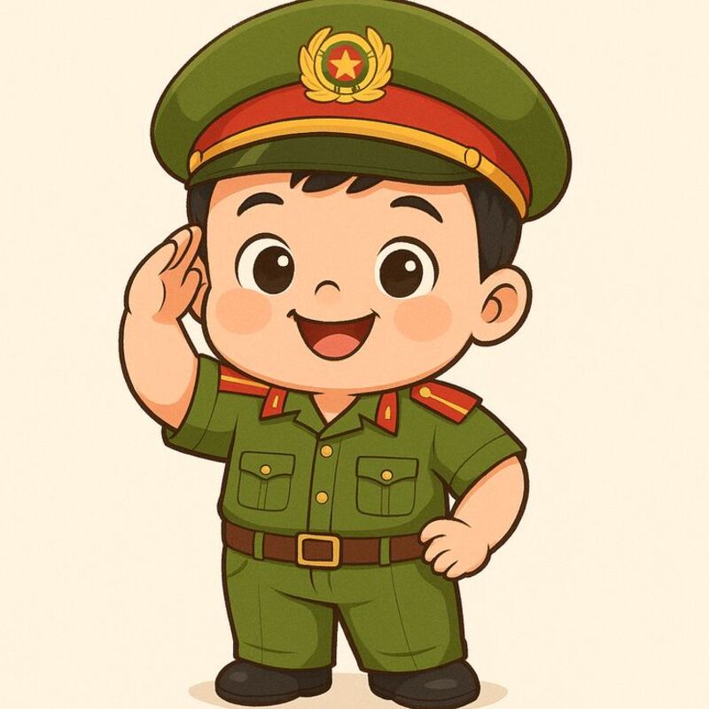 Ảnh công an chibi