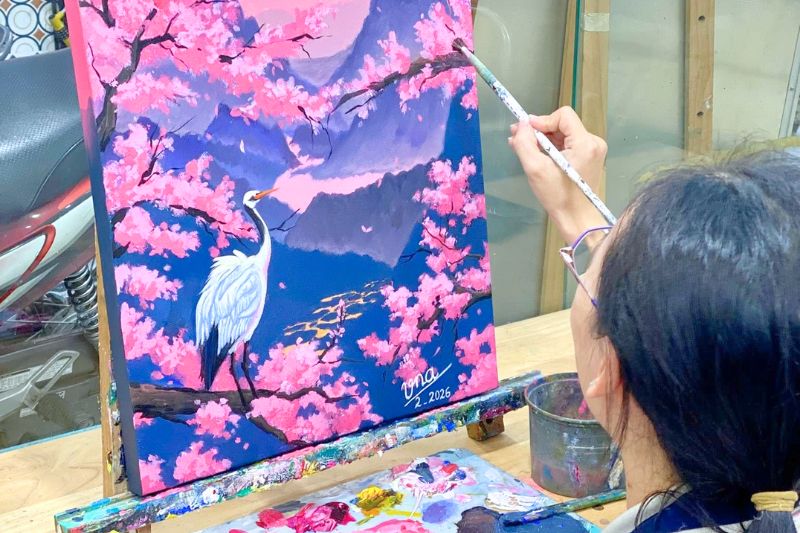 Lý do người mới nên chọn học vẽ màu Acrylic