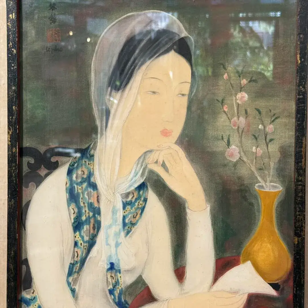 Bức tranh "Bức thư" (La Lettre) của danh họa Lê Phổ