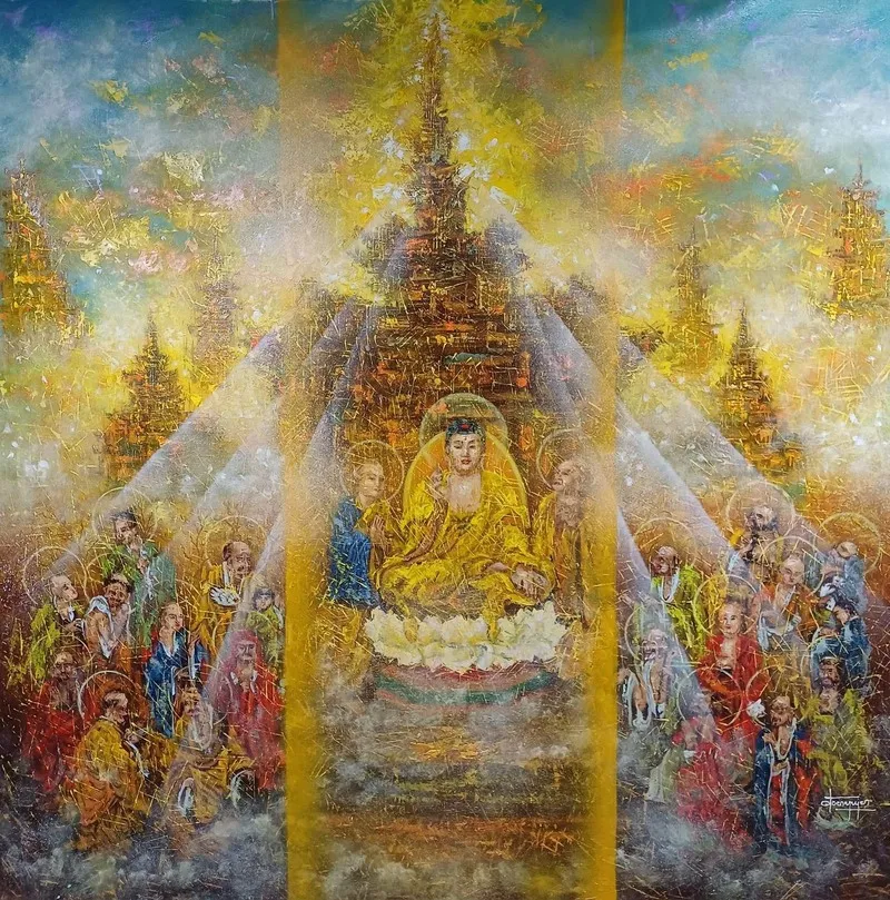 Tranh của họa sĩ Đoàn Nguyên 1