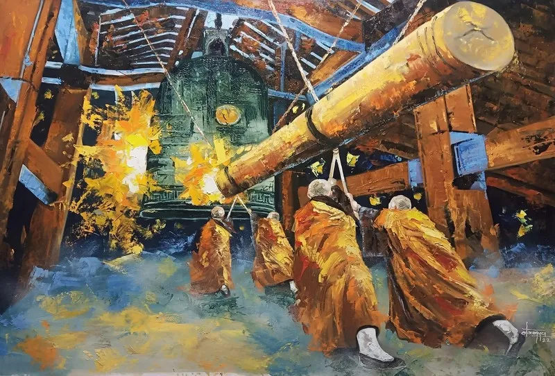 Tranh của họa sĩ Đoàn Nguyên