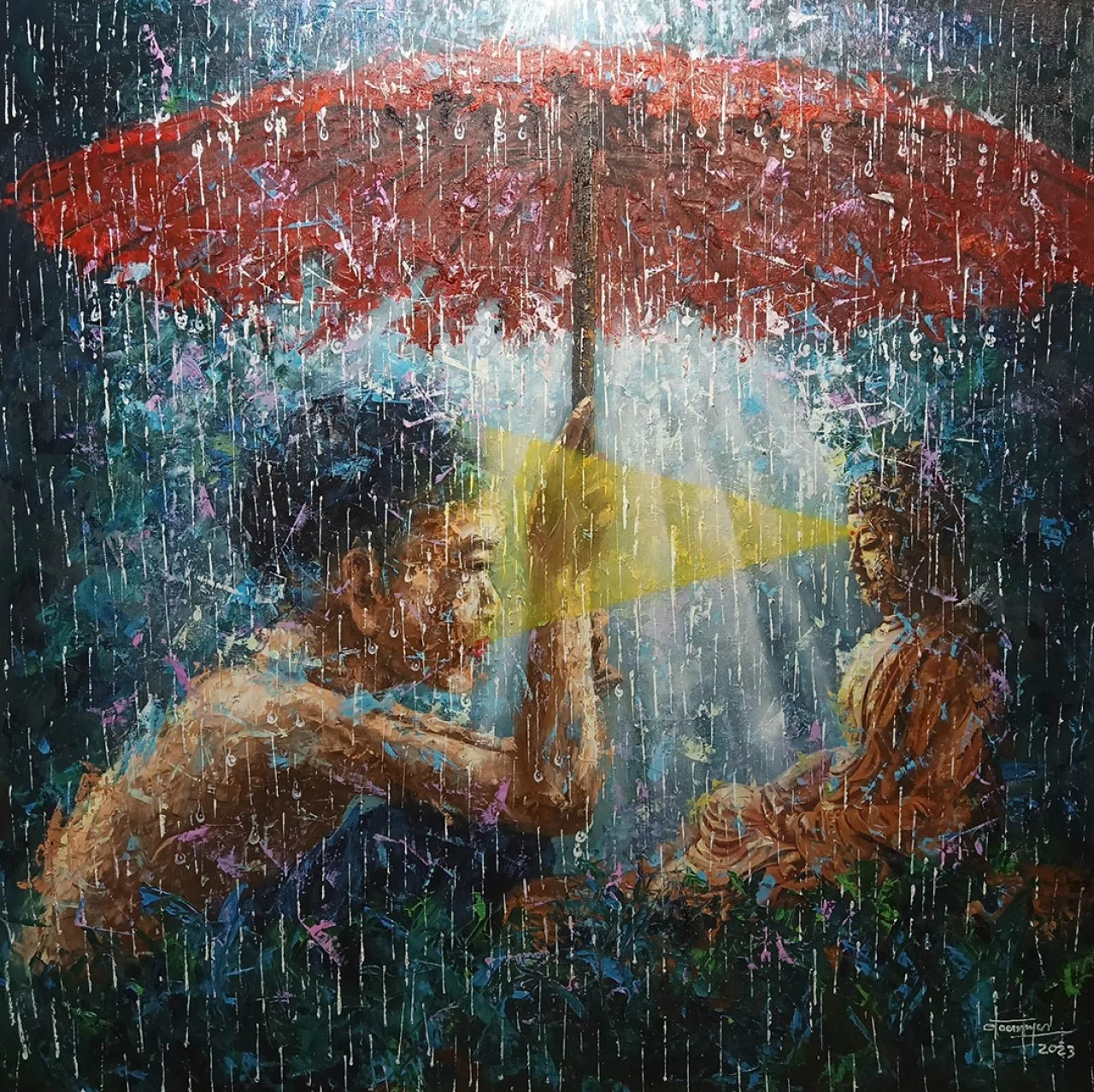 Tranh của họa sĩ Đoàn Nguyên