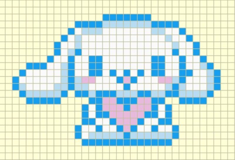 Tranh pixel Cinnamorol
