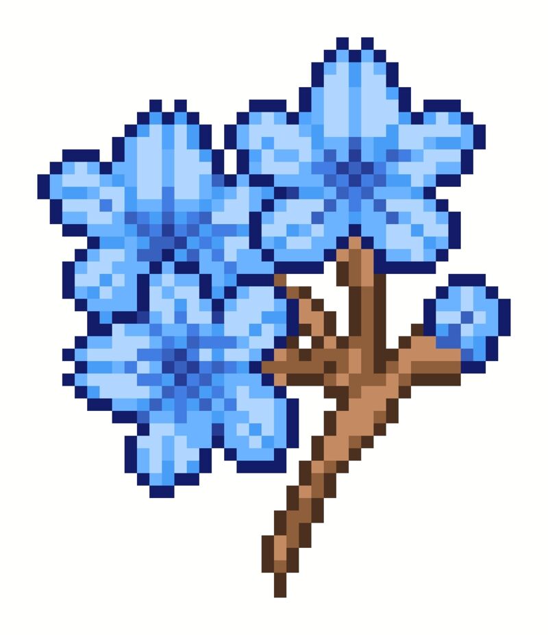 Tranh pixel hoa
