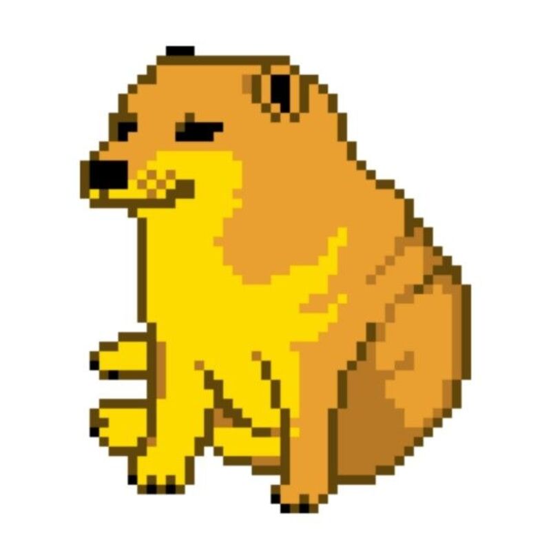 Tranh pixel meme