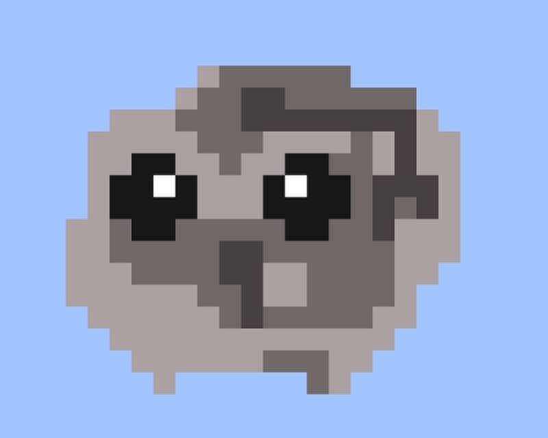 Tranh pixel meme