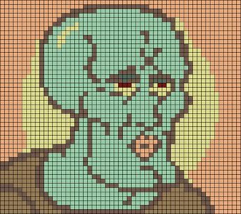 Tranh pixel meme