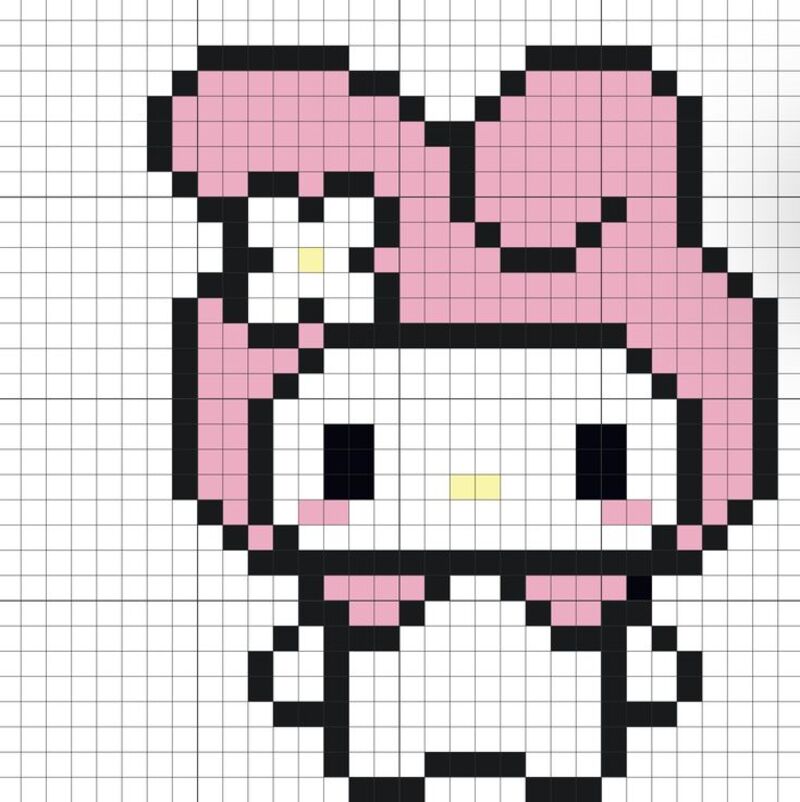Tranh pixel My Melody
