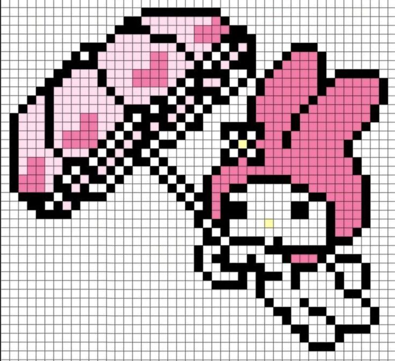 Tranh pixel My Melody