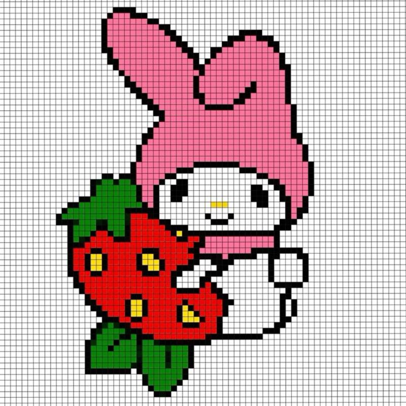 Tranh pixel My Melody