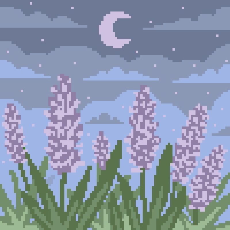 Tranh pixel phong cảnh