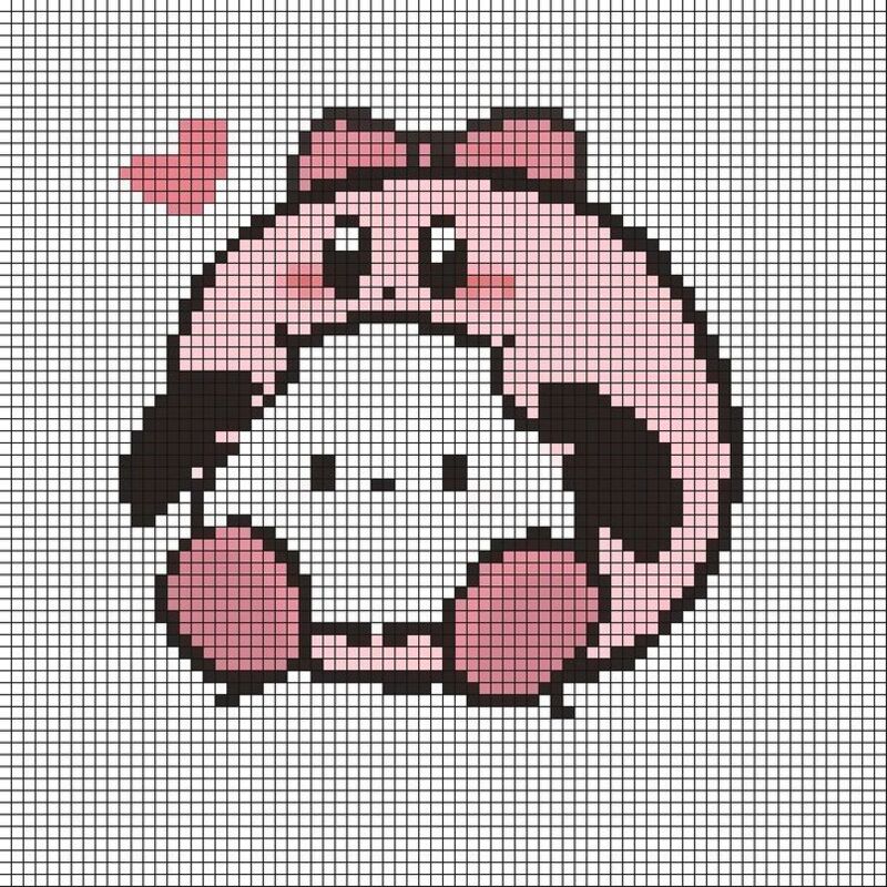 Tranh pixel Pochacco