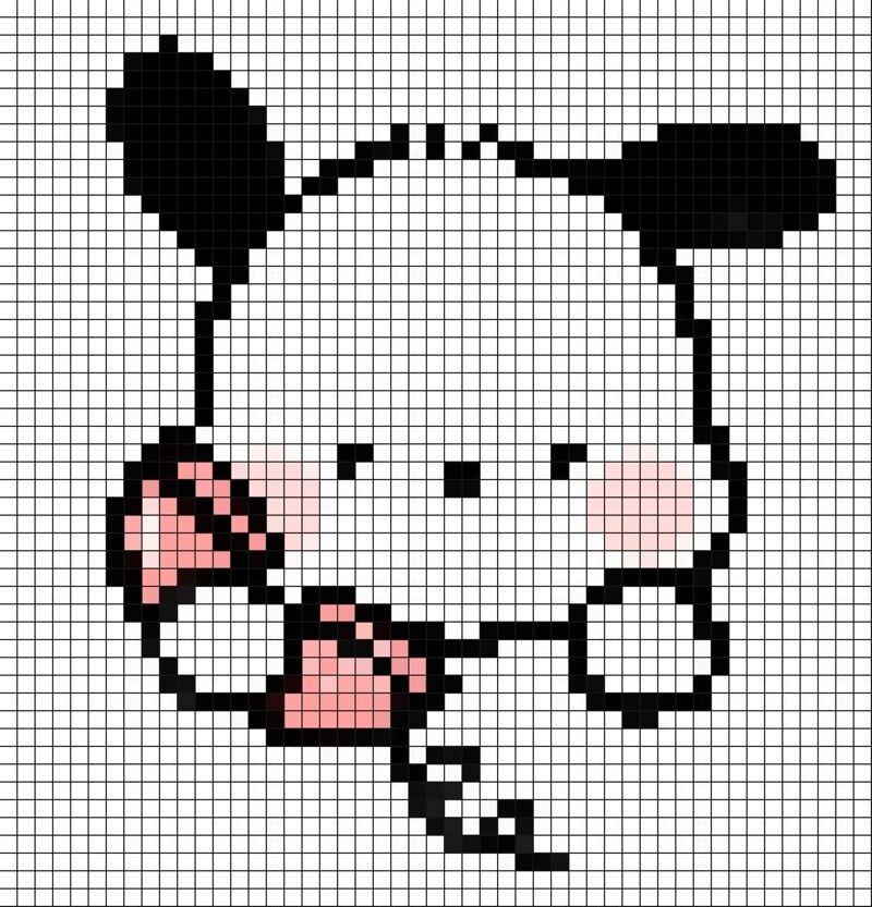 Tranh pixel Pochacco