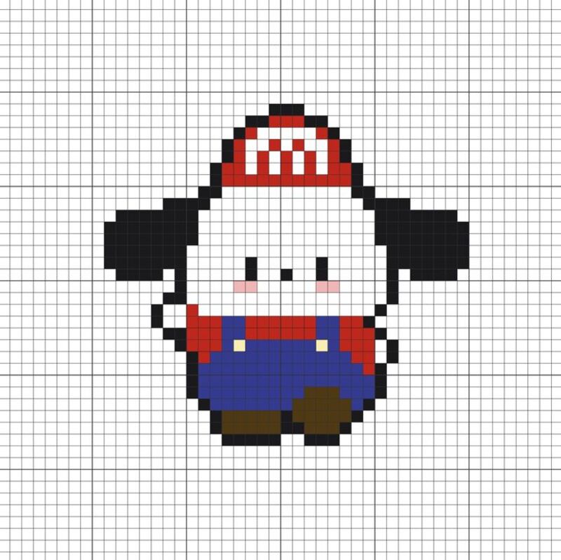 Tranh pixel Pochacco