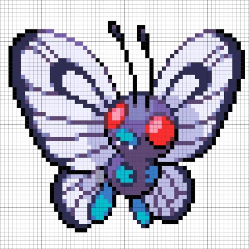 Tranh pixel Pokemon
