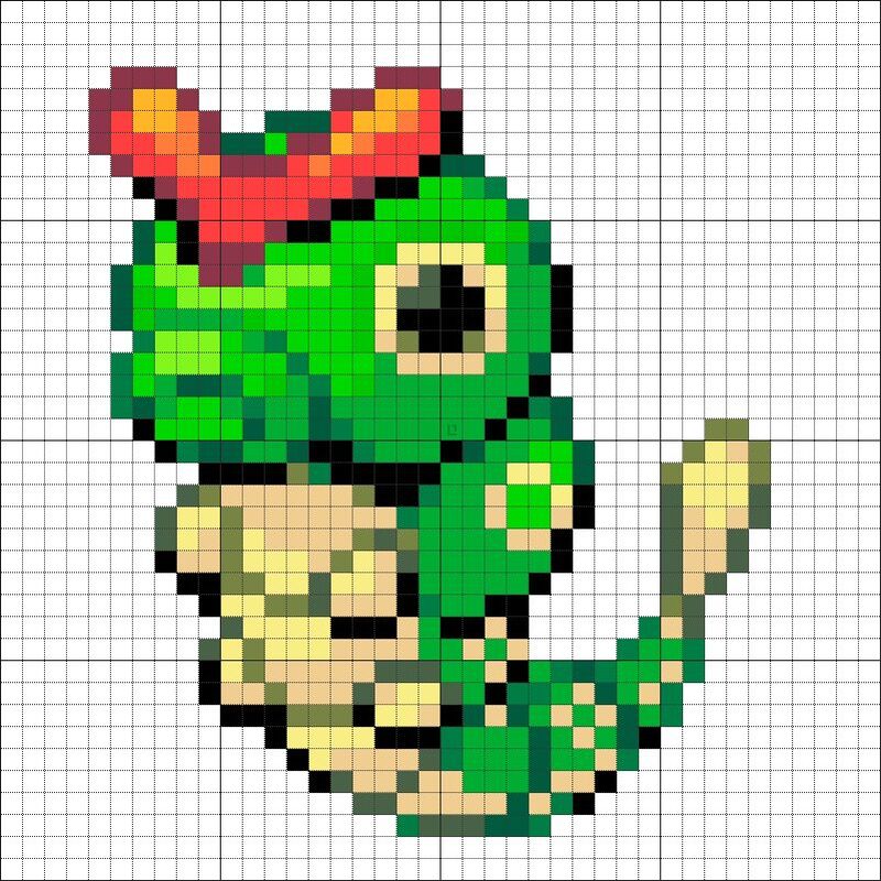 Tranh pixel Pokemon