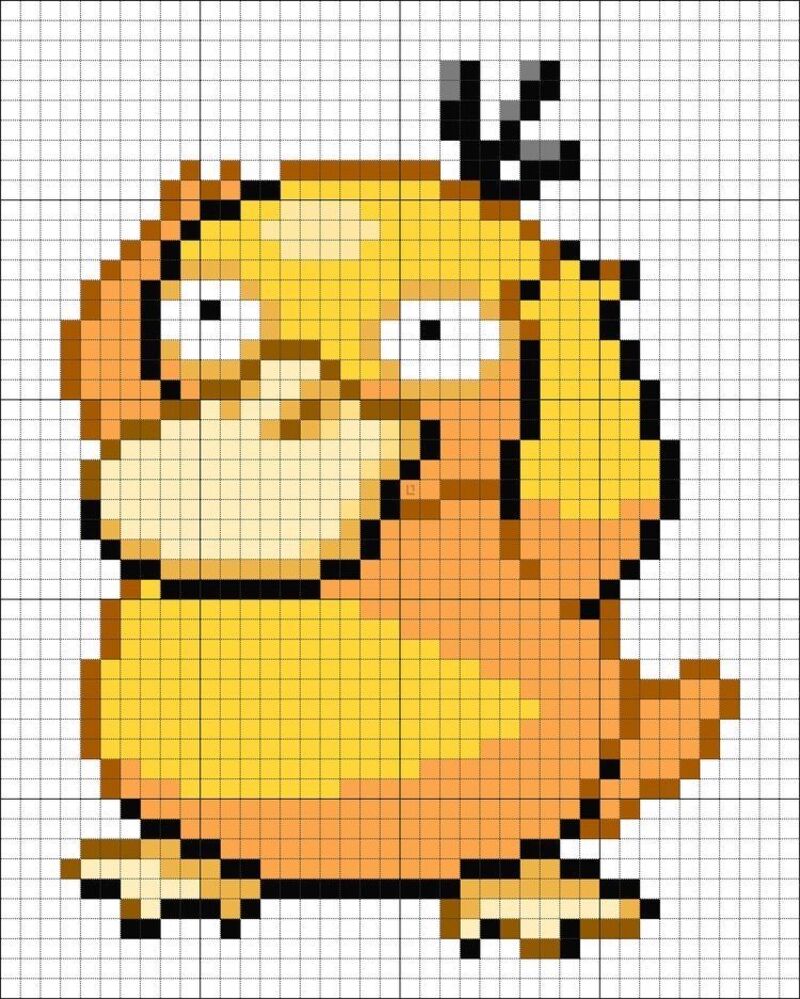 Tranh pixel Pokemon