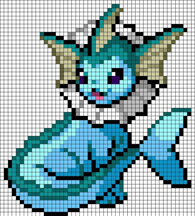 Tranh pixel Pokemon