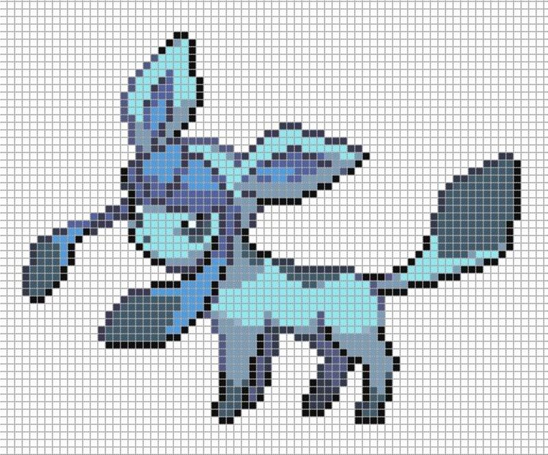 Tranh pixel Pokemon