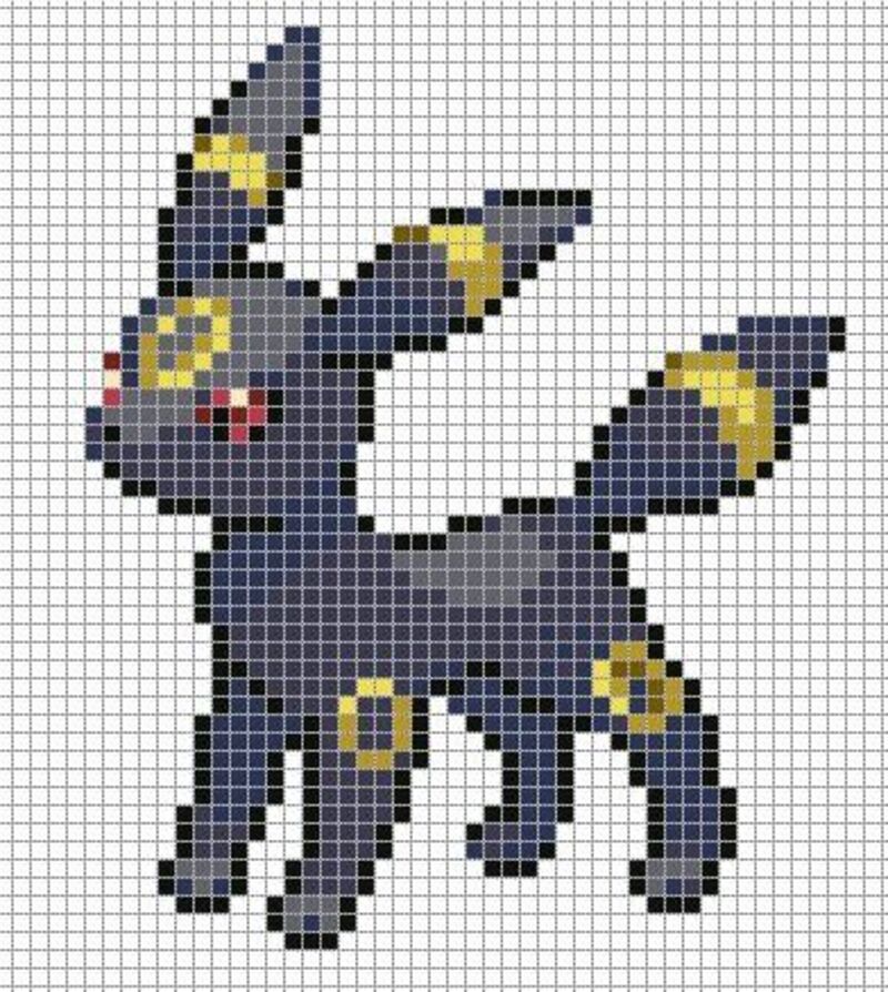 Tranh pixel Pokemon