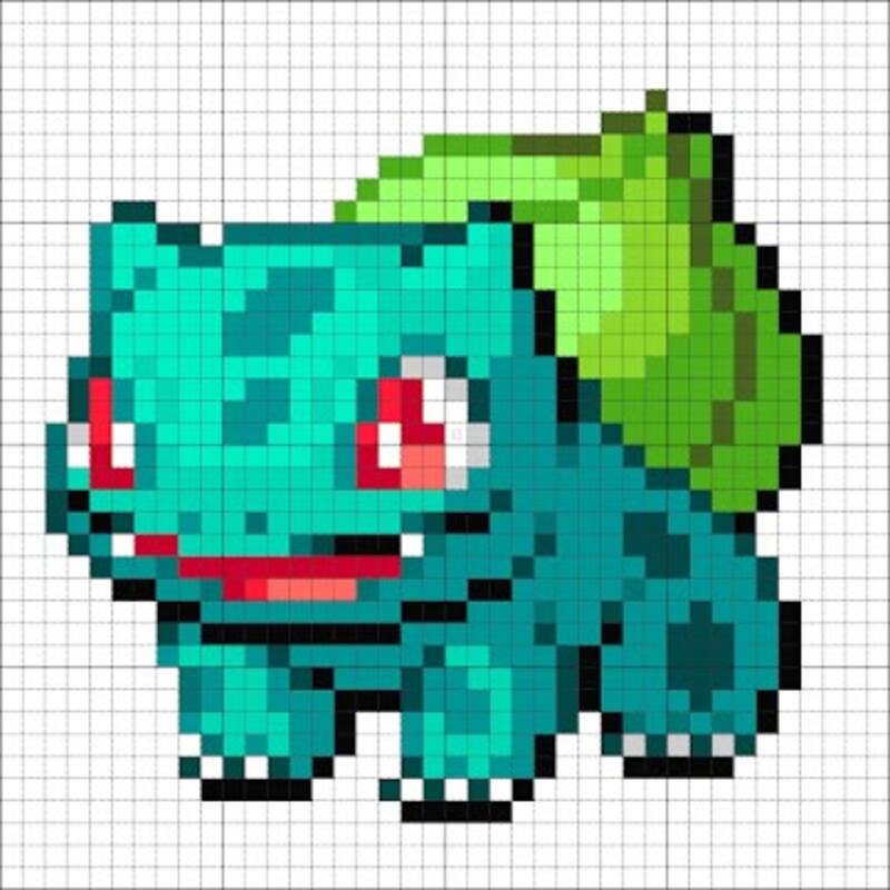 Tranh pixel Pokemon
