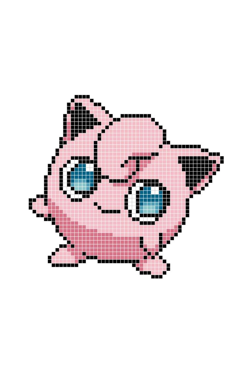 Tranh pixel Pokemon