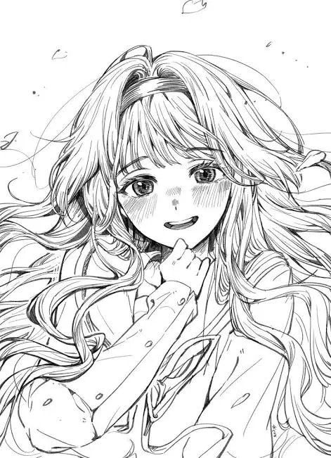 Tranh tô màu anime