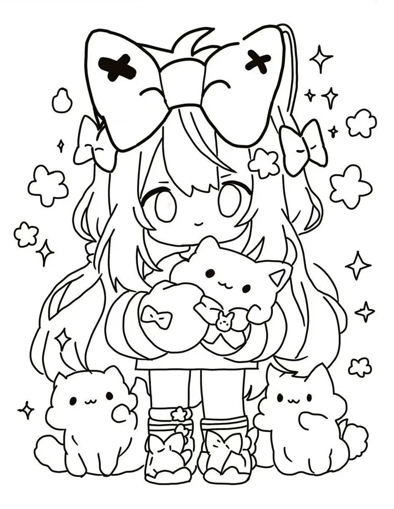 Tranh tô màu anime