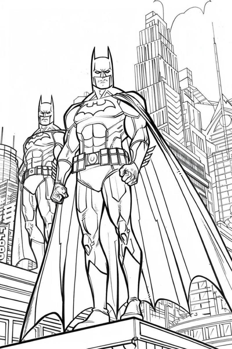 Tranh tô màu Batman