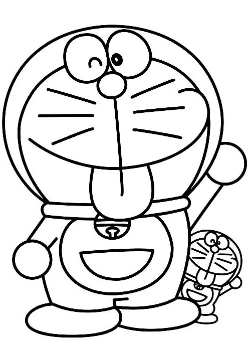 Tranh tô màu Doraemon
