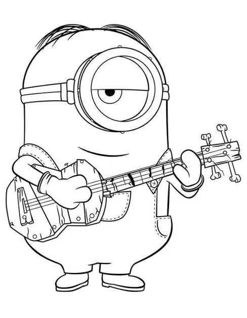Tranh tô màu Minion